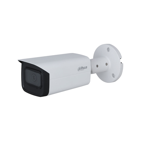 DAHUA-5619|Cámara 4 en 1 Dahua PoC de 5MP con Starlight, IR de 80 m, WDR de 120 dB y micrófono para exterior