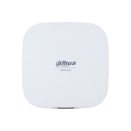 DAHUA-9285 | Dahua radio alarm repeater. Allows the connection of up to 32 peripherals. Two-way RF communication. Support manual and automatic pairing. Automatic switching of dual antennas to reduce blind zones. Cloud update and automatic recovery from update failure. Backup battery for >35 hours in case of power failure