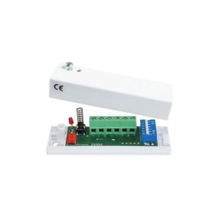 DEM-1277 | Detector inercial autónomo de vibracion para montaje en techos, paredes, marcos, ventanas, suelos y marcos de puertas