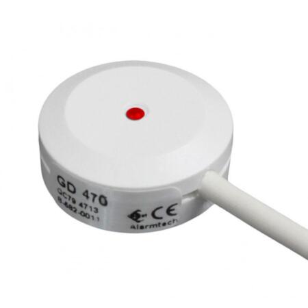DEM-1322 | Glass break detector. Range of Ø2 meters radius. Relay alarm output. Tamper. Degree of protection IP67. EN50131 Grade 2.