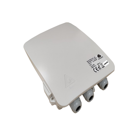 DEM-1344 | Transmisor de alarma Nuvasafe DP4, GPRS/NB-IOT/LTE-CAT-M1 + LORA + ETHERNET. Antenas internas con GPS. RS485. Tamper grado 3. Caja con grado de protección IP65.