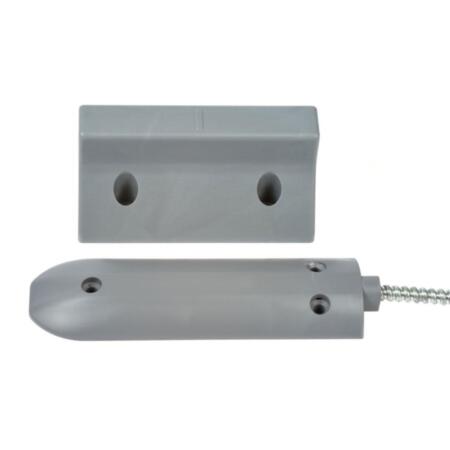 DEM-56-G2 | Contatto magnetico base di grande potenza ideale per porte metalliche. Carcassa esterne di plastico ABS. Distanza operativa di apertura/chiusura e di 95/75 mm. Distanza operativa di apertura/chiusura Z di 50/50 mm. Magnete di ferrite isotropica. EN50131-2-6 Grado 2, Clase III.