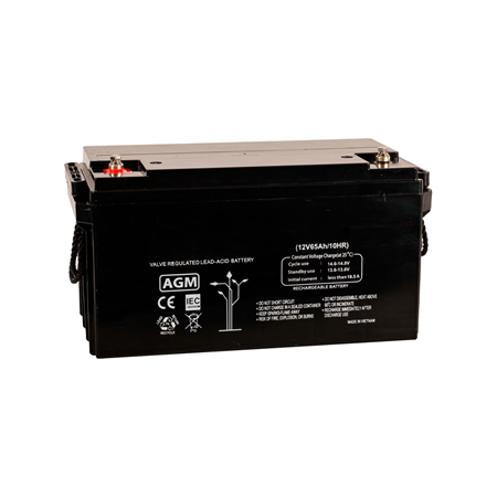 DEM-958|Batteria AGM da 12 V / 65 Ah