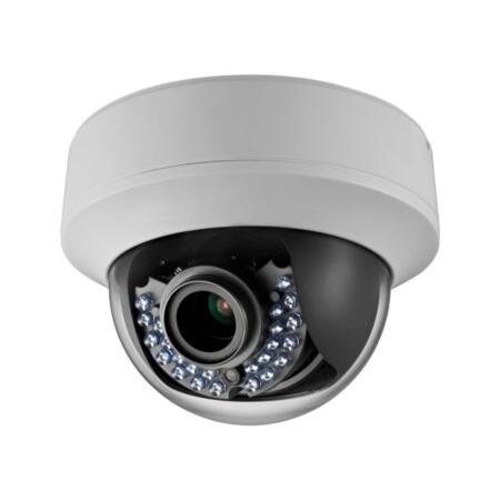 OEM-11 | 4 in 1 dome LITE series with Smart IR of 30 m for indoors. 2MP CMOS. 4 in 1 output (HDCVI / HDTVI / AHD / 960H). 2,8~12 mm varifocal lens (102,25°~32°). ICR. 3AXIS. 12V DC.