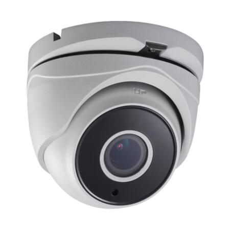 OEM-5 | Domo fijo HD-TVI StarLight con iluminación Smart IR de 40 m para exterior. CMOS de 2MP. Salida de vídeo HD-TVI. Óptica motorizada de 2,8~12 mm (103°~32,1°). Filtro ICR. OSD, ATW, AGC, BLC, HLC, WDR 120 dB, 3D-DNR, brillo, nitidez, espejo, videosensor y máscaras de privacidad. IP67. 3AXIS. 12V CC.