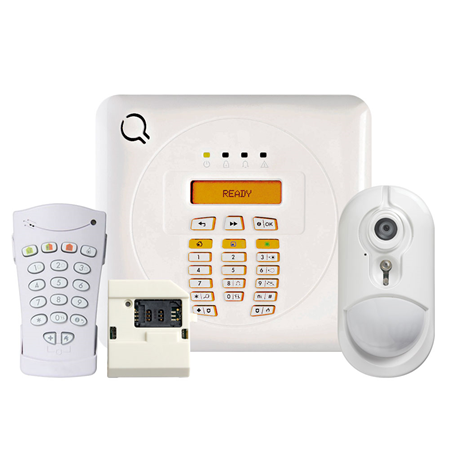 DSC-177 | Kit DSC wireless compuesto por:. 1x central compacta DSC-56 (WP8010-SP): Central compacta vía radio DSC wireless de 30 zonas, Grado 2. 1x módulo GPRS DSC-60 (GSM-350): Módulo de comunicación GPRS/GSM/SMS para sistema DSC® wireless, Grado 2. 1x teclado DSC-58 (WK141): Teclado portátil vía radio bidireccional, Grado 2. 1x pircam DSC-35 (PG8934P): Detector PIR NextCAM PG2 vía radio con antimascotas y cámara para verificación visual, Grado 2.