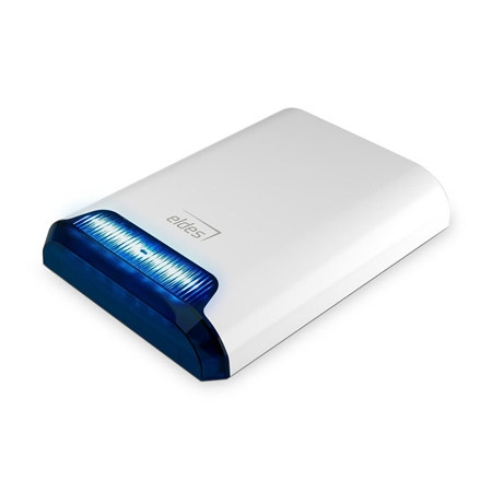 ELDES-003 | Sirena exterior vía radio Eldes. Luces LED. Tecnología via radio innovadora. 104~110dB a 1 metro. Protección IP54