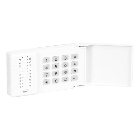 ELDES-007 | Teclado vía radio ELDES. Teclado compacto y alimentado por pilas. Permite instalarlo en cualquier habitación o estancia. Un diseño moderno y un interface muy fácil de usar cubrirán las necesidades de cualquier usuario.