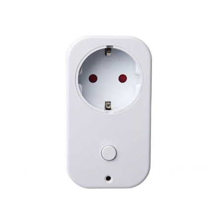 ELDES-008 | ELDES Smart outlet. Perfect device to start the creation of your Smart Home. Remotely control your home appliances, monitor your electricity consumption, create schedules and the different scenarios you need with EWM1.