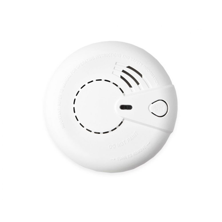 ELDES-012 | ELDES radio smoke and carbon monoxide (CO) detector. Photoelectric sensor for slow-firing fires and carbon monoxide. High and stable sensitivity. Quick mounting ring for easy installation. Operation indicator LED. Duration 7 years. Speaker installed for audible alarm indications. Tamper to detect if the device is removed from the wall. Electromechanical Carbon Monoxide (CO) Sensor
