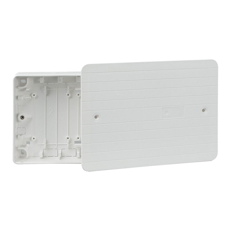 ESSER-22 | Caja de empotrar Esser. Permite alojar transpondedor ESSER-18 (808623). Caja color blanco fabricada en plástico.