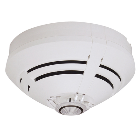 ESSER-36 | Detector térmico ESSER IQ8. Función de autocomprobación. Indicación de alarma. Direccionamiento por software. Incorpora módulo aislador. Salida de indicador de acción. EN54-5 A1S. Requiere base no incluida <strong>ESSER-3</strong> (805590).