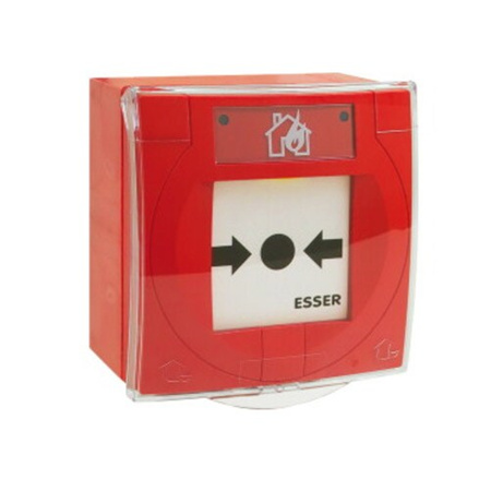 ESSER-75|Pulsador de alarma IQ8 con IP66