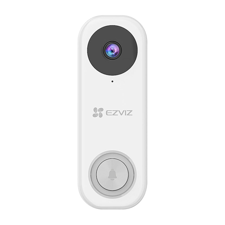 EZVIZ-29 | Interphone vidéo intelligent Ezviz. Détection de mouvement PIR. Résolution vidéo 2MP (1535x1536). Vision nocturne jusqu'à 5 mètres. Regardez de n'importe où. Conversation bidirectionnelle. Champ de vision horizontal de 170°. Protection contre l'eau et la poussière avec degré de protection IP65. Wi-Fi 2,4 / 5 GHz