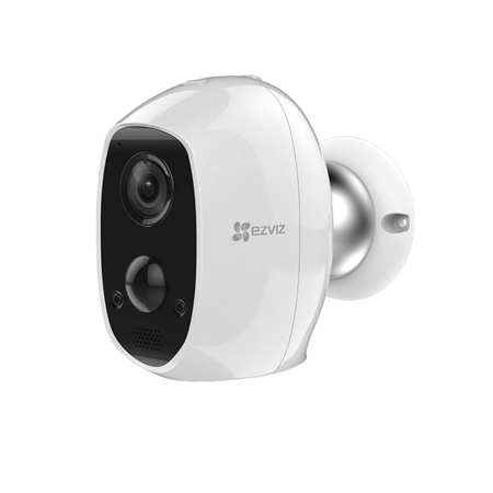 EZVIZ-9 | Cámara compacta IP WiFi Ezviz de HIKVISION para exterior. CMOS 1/4” de 2MP. Formato Smart H.264. Resolución de hasta 1080P a 15ips. Filtro ICR. Óptica fija de 2,8 mm (105°). BLC, WDR digital, 3D-DNR. Incropora micrófono y altavoz. Ranura MicroSD. Protocolo EZVIZ basado en la nube. IP65. 5V CC