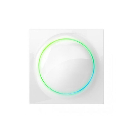 FIBARO-009 | Walli Dimmer FIBARO smart dimmer. Designed to control the light source through the Z-Wave network. It measures the active power and the energy consumed by the controlled load. Compatible load types: resistive loads (conventional incandescent and halogen light sources), resistive-capacitive loads (fluorescent tube lamp, electronic transformer, LED), resistive-inductive loads (ferromagnetic transformers). It can be installed in a two-wire and three-wire configuration. Automatically calibrate the connected light source. Supports Z-Wave network security modes: S0 with AES-128 encryption and S2 authenticated with PRNG-based encryption. Works as a Z-Wave signal repeater (all non-battery powered devices within the network will act as repeaters to increase network reliability). Can be used with all Z-Wave Plus certified devices, including third-party devices