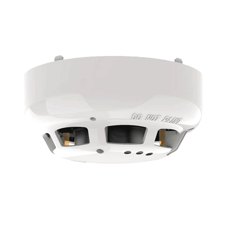 FOC-847 | Multisensor direccionable con detección de CO. Diseño de bajo perfil. Sensor de calor, óptico y de CO. Instalación de alarma de CO (COHb). Vida útil del sensor de CO de 10 años. Nivel de umbral de fuego programable. LED bicolor verde y rojo. Múltiples modos