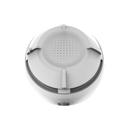 FOC-854 | Detector óptico de humos vía radio híbrido. Diseñado para usar con los módulos Ekho Translator y Expander. Comunicación vía radio bidireccional. Autooptimización de amplitud y frecuencia vía radio. Procesamiento de algoritmos internos para un rendimiento óptimo. Tamper antisabotaje. Vida útil de las pilas de hasta 10 años. Cumple con RED. Aprobado según EN54-7 y 25