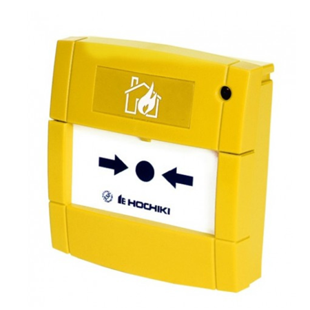 FOC-93|Botão de pressão endereçável Hochiki HCP-E/Y Amarelo