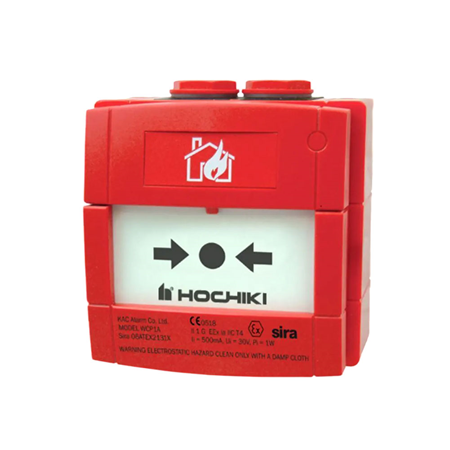 FOC-959|Pulsador de alarma convencional Hochiki intrínsecamente seguro para exterior