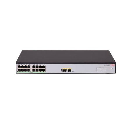 H3C-30|Switch L2 de 16 puertos Gigabit y 2 puertos SFP Gigabit
