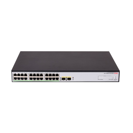 H3C-33|Switch L2 de 24 PoE Gigabit y 2 SFP Gigabit
