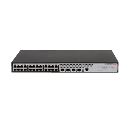 H3C-37|Switch L2 de 24 puertos Gigabit y 4 ranuras SFP Gigabit