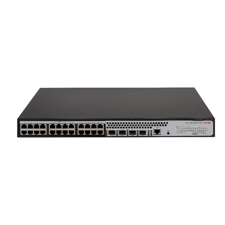 H3C-38|Commutateur PoE L2 Gigabit 24 ports avec 4 emplacements Gigabit SFP