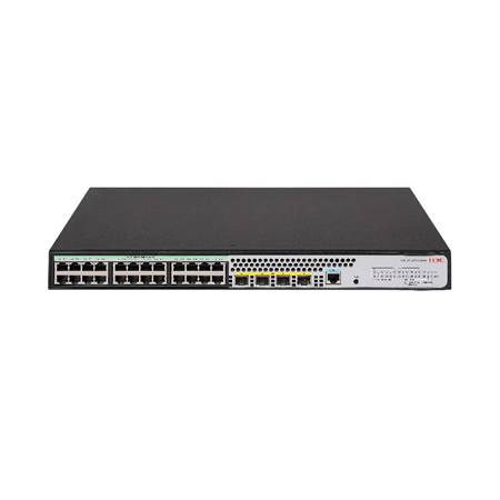 H3C-42|24 Gigabit et 4 SFP+ PoE L2 Commutateur PoE L2 à 24 ports