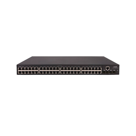 H3C-58|Switch Gigabit PoE+ L2 de 48 portas com 4 portas Gigabit SFP