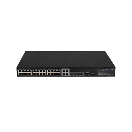H3C-59|Commutateur PoE+ L2 Gigabit 24 ports, 4 ports SFP et 4 ports combo