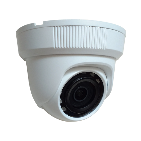 HDC-1T2P-2.8 | 4 in 1 dome PRO series with Smart IR of 20 m for indoors. 1/2,7” CMOS, 2MP. 4 in 1 output (HDCVI / HDTVI / AHD / 960H) switch by OSD or DAHUA-498 UTC controller. 2,8 mm lens (103°). 0,02 lux. ICR filter. OSD, AWB, AGC, BLC, HLC, digital WDR, 2D-NR. 3AXIS. 12V DC