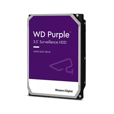 HDD-10TB | Western Digital® Purple HDD. 10 TB. 6GB/s. 64MB cache. Up to 32 cameras.