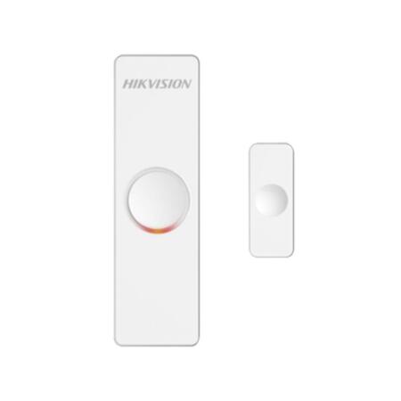HIK-137 | Contacto magnético vía radio HIKVISION para sistema AXHub. Comunicación bidireccional. Frecuencia 868MHz. Tamper antisabotaje. 1 indicador LED. Alimentado mediante pila CR123A de 3V 12V CC.