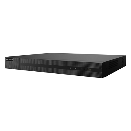 HIK-25N | NVR de 16 canales 8MP Serie HiWatch™ de HIKVISION®. Formato H.265+, H.265. 160/80Mbps de entrada/salida. Salidas HDMI 4K y VGA 1080P. Admite 2 HDD 8TB, 1 RJ45 Gigabit, 2 USB