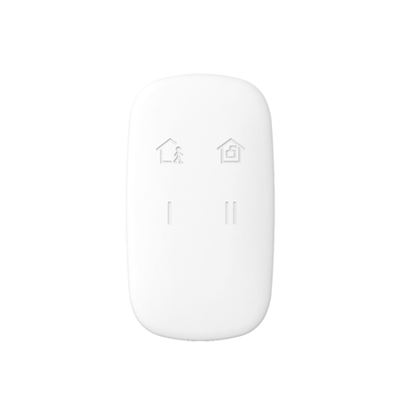 HIK-274 | Bouton radio de la série AX PRO. Permet l'armement et le désarmement en mode domicile ou extérieur. Fonction de verrouillage et de déverrouillage par porte-clés. Configuration à distance via l'application. Méthode d'inscription multiple et conception d'installation facile. Pile au lithium CR2032 incluse. Durée de vie de la batterie jusqu'à 3 ans. Sauts de fréquence contre les interférences pour une transmission fiable. Portée radio de 900 mètres depuis le HUB de contrôle.