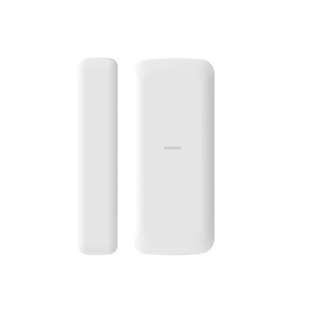 HIK-287 | Contacto magnético vía radio de la serie AX PRO. Detecta la apertura y el cierre de ventanas y puertas. Diseño delgado para una instalación discreta e imperceptible. Espacio máximo entre el sensor y el imán: 52 mm. Se alimenta mediante pila CR2450. Duración de la pila de hasta 3 años. Totalmente configurable de forma remota a través de la aplicación. Múltiples métodos de inscripción y diseño de fácil instalación. Salto de frecuencia contra interferencias para una transmisión fiable. Alcance vía radio de 1200 metros desde el HUB de control.