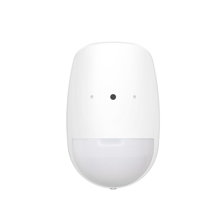 HIK-360 | Detector PIR vía radio con detección de rotura de cristal. Rango de detección PIR: 12 metros, 85,9°. Rango de detección de rotura de cristal: 8 metros, 120°. Antimascotas de 30 kg. Configurable de forma remota a través de aplicación. Método de inscripción múltiple y diseño de fácil instalación. Pila fácilmente reemplazable con PCB protegida