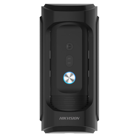 HIK-378 | Videotimbre IP antivandálico HIKVISION. Cámara de 2MP con WDR real. Iluminación IR 3m. Audio bidireccional. RJ45 Fast Ethernet. 1 entradas / 1 salida de alarma. Configuración remota. Protección IP65, IK09. 12V CC, PoE.