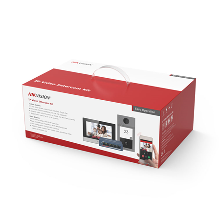 HIK-381N | <strong>Kit de videoportero IP HIKVISION compuesto por:</strong>. 1x videoportero IP <strong>HIK-266</strong> (DS-KV8113-WME1). 1x monitor IP <strong>HIK-174</strong> (DS-KH6320-WTE1). 1x tarjeta MicroSD de 16GB. 1x switch PoE de 4 puertos.