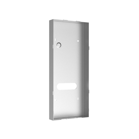 HIK-391 | Caja de conexión HIKVISION para videoporteros serie DS-KD9613. Fabricada en acero SECC. Admite montaje emotrado. Contiene accesorios de instalación, tornillos, etc.