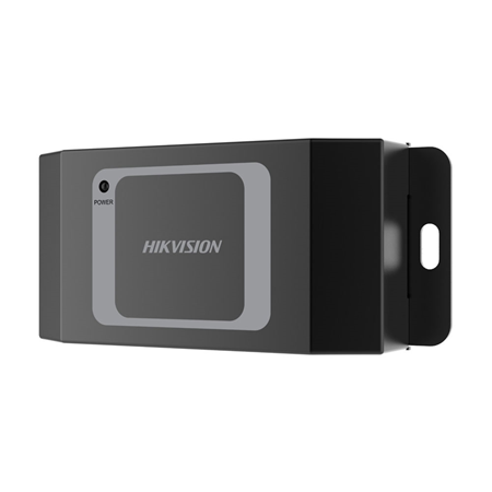 HIK-412 | Módulo HIKVISION de puerta segura. Unidad intermedia entre el terminal de accesos y la puerta. Aplicable para mantener la puerta cerrada en caso de que ésta esté dañada. Comunicación RS485 y Wiegand.
