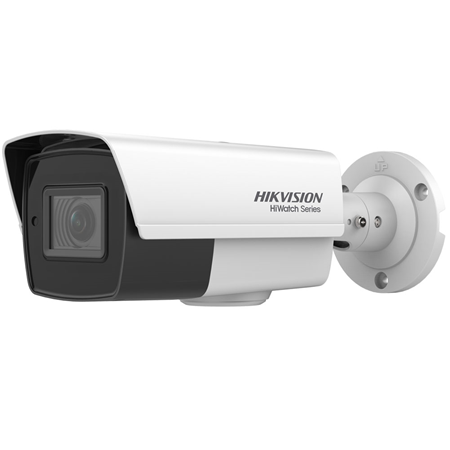 HIK-46N | Cámara 4 en 1 HiWatch™ de HIKVISION®. 5MP@20ips. Salida 4 en 1 conmutable. ICR, 0,01 lux, Smart IR 40m. Óptica motorizada de 2,7~13,5 mm. WDR digital. IP67, 3AXIS, 12V CC / 24V CA