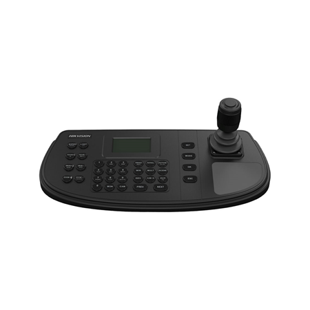 HIK-751|Teclado de control IP Hikvision para CCTV con joystick de 4 ejes y pantalla LCD