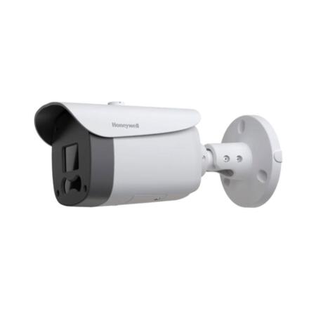 HONEYWELL-199 | Cámara bullet IP de HONEYWELL de 5MP con Smart IR 50m apto para exterior. Formatos H.265, H.264, códec inteligente, MJPEG. Triple stream. CMOS 1/2,7" de 5MP. Resolución digital de 5MP@25/30IPS. Filtro mecánico. 0,035 lux. Óptica motorizada de 2,8~12 mm (88°~30°). OSD, AGC, HLC, WDR 120dB, 3D RRD, videosensor, máscaras de privacidad, zona ROI fija. Ranura MicroSD. Onvif. IP66. 12V CC. PoE.