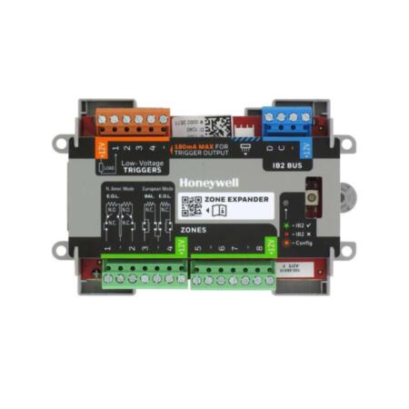 HONEYWELL-239 | Módulo expansor de zonas MAXPRO Intrusion. 8 zonas cableadas. Soporte para cableados EOLR, NO o NC supervisados, valor doble equilibrado, valor triple equilibrado. Cuatro salidas de activación de baja tensión programables. Montaje en carcasa o armario separado remoto. Tapa y protección antisabotaje fuera de la pared evitable. EN 50131-3:2009 Grado 3. Clase ambiental II