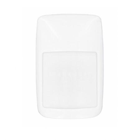 HONEYWELL-243 | Detector de doble tecnología. Alcance de 16 x 22 metros. Robusto y elegante. Óptica y electrónica aislada. Resistencias de final de línea integradas. Tamper apertura y antidespegue. Solución de instalación patentada. Óptica de sensibilidad uniforme. Avanzada señal DualCore. Inmunidad a falsas alarmas. Ángulo Cero patentado. Inmunidad a la luz blanca en el PIR. Activación del test de paseo. Certificado EN50131-2-2 Grado 2 Clase II
