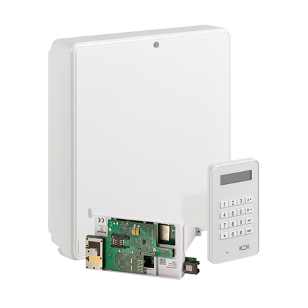 HONEYWELL-252 | Kit Galaxy Flex 20 de Honeywell compuesto por:. 1x Central de Galaxy Flex v3 de 12 a 20 zonas HONEYWELL-33 (C005-L-E1). 1x Teclado alfanumérico HONEYWELL-6 (CP050-00-01). 1x Módulo de comunicación GSM/GPRS HONEYWELL-60 (A081-00-01)