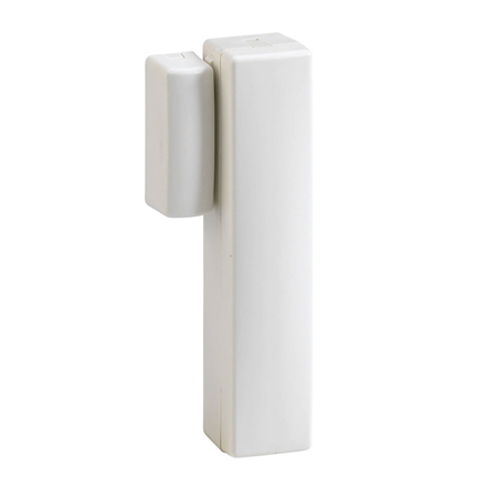 HONEYWELL-278 | Contacto magnético vía radio Honeywell para puerta/ventana. Nuevo protocolo vía radio Alpha. Compatible con los sistemas Galaxy Dimension, G2 (con portal RF), Domonial y Le Sucre™. Tamper de carcasa y pared. Se alimenta con 1 pila LI03V (incluida). Vida útil de la pila de 5 años. Grado 2.