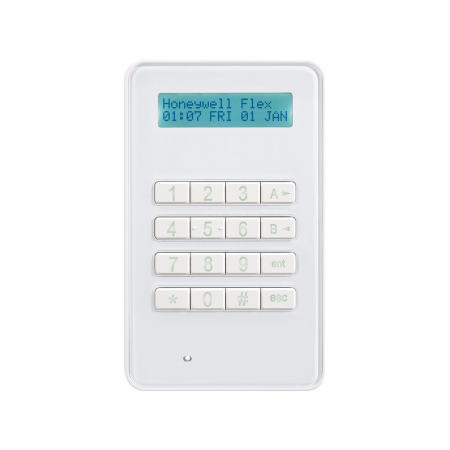 HONEYWELL-59 | Teclado LCD MK8. Lector de proximidad. Retroiluminacion blanca. Zumbador y tamper. Grado 3.
